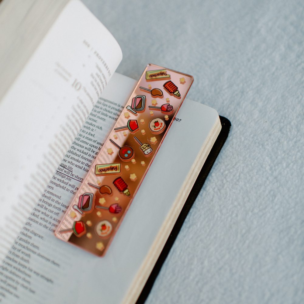 Rose Gold Dulce Bookmark