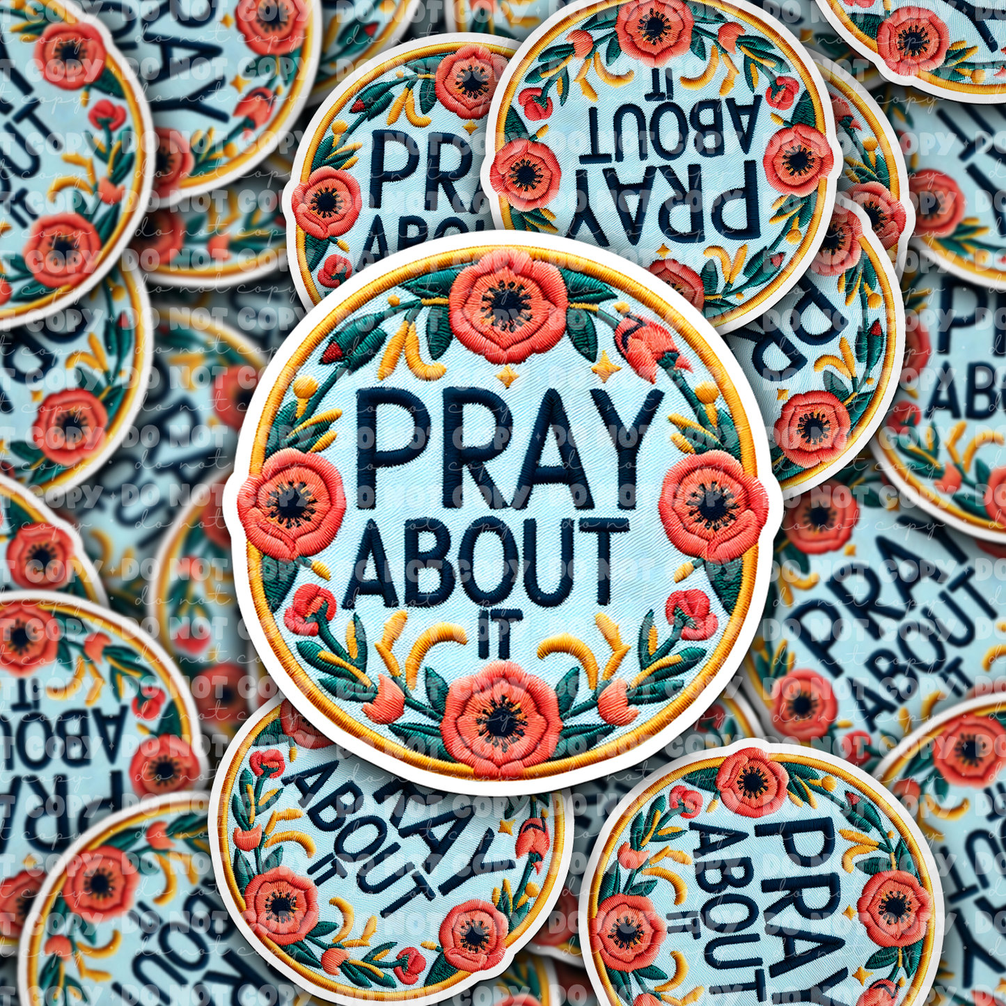 Pray about it -Sticker