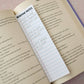 Reading Notes Bookmark