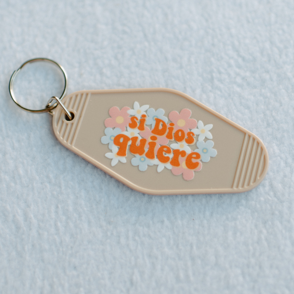 Si Dios Quiere Keychain