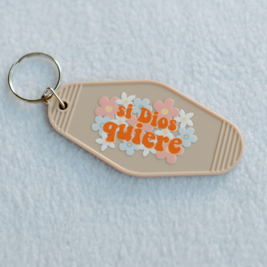 Si Dios Quiere Keychain