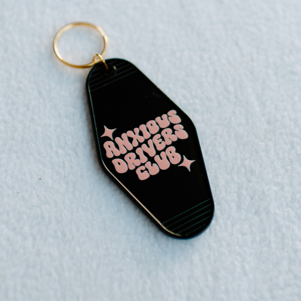 Anxious Drivers Club Keychain
