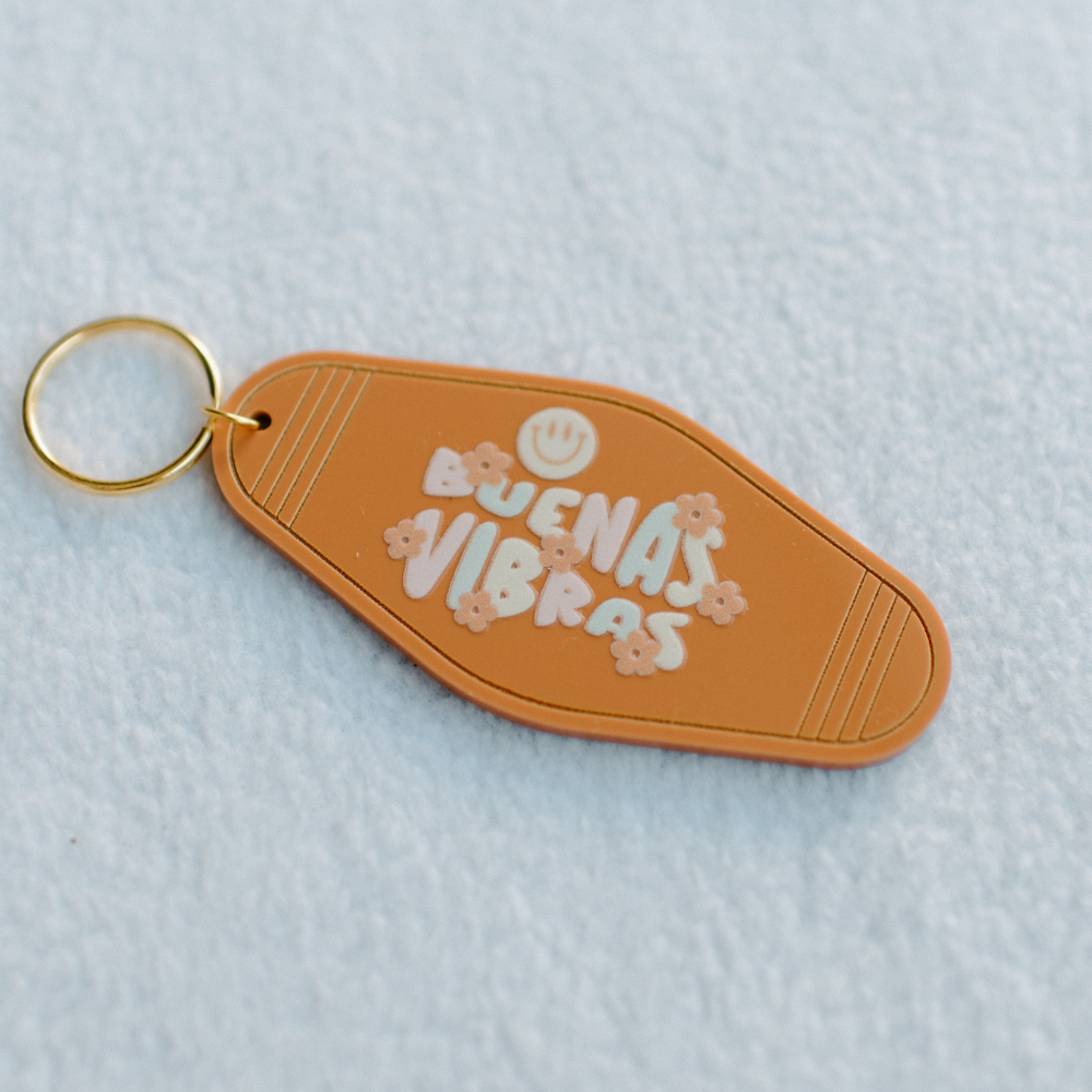Buenas Vibras Keychain