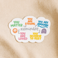Affirmation Cloud Sticker