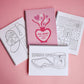 Full Heart Valentine Coloring Book