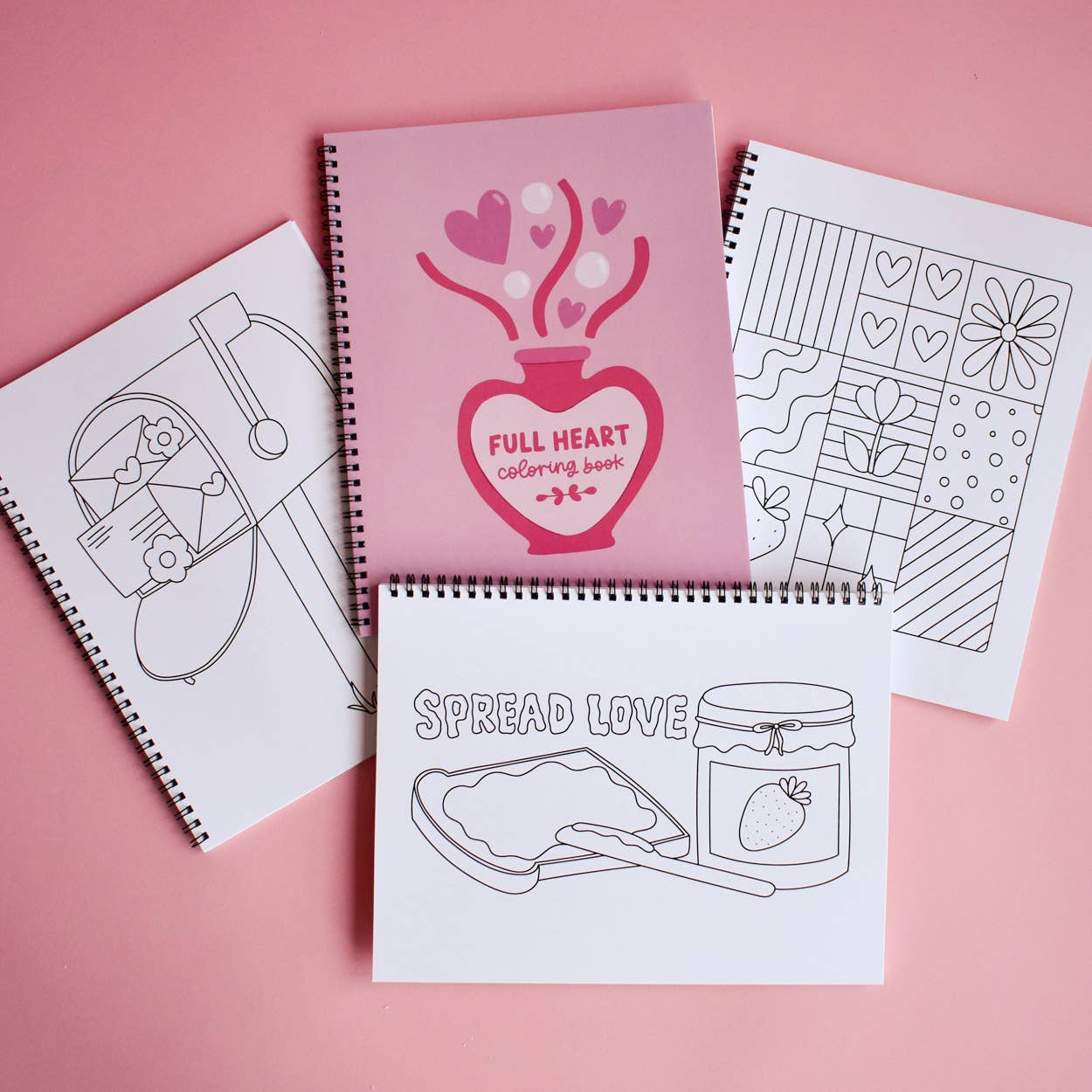Full Heart Valentine Coloring Book