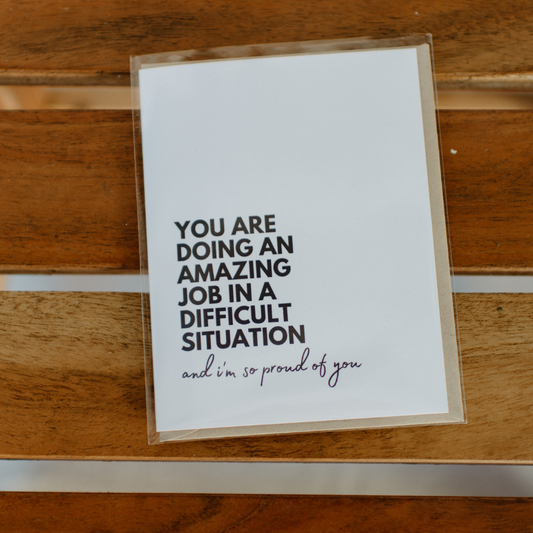 You Are Doing Amazing Card