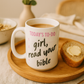 Girl read your Bible, Christian mug, Christian gift, mug