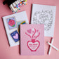 Full Heart Valentine Coloring Book