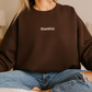 EMBROIDERED Thanksgiving Sweatshirt For Women Fall Sweater