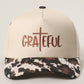 GRATEFUL Cross Embroidered Trucker Hat