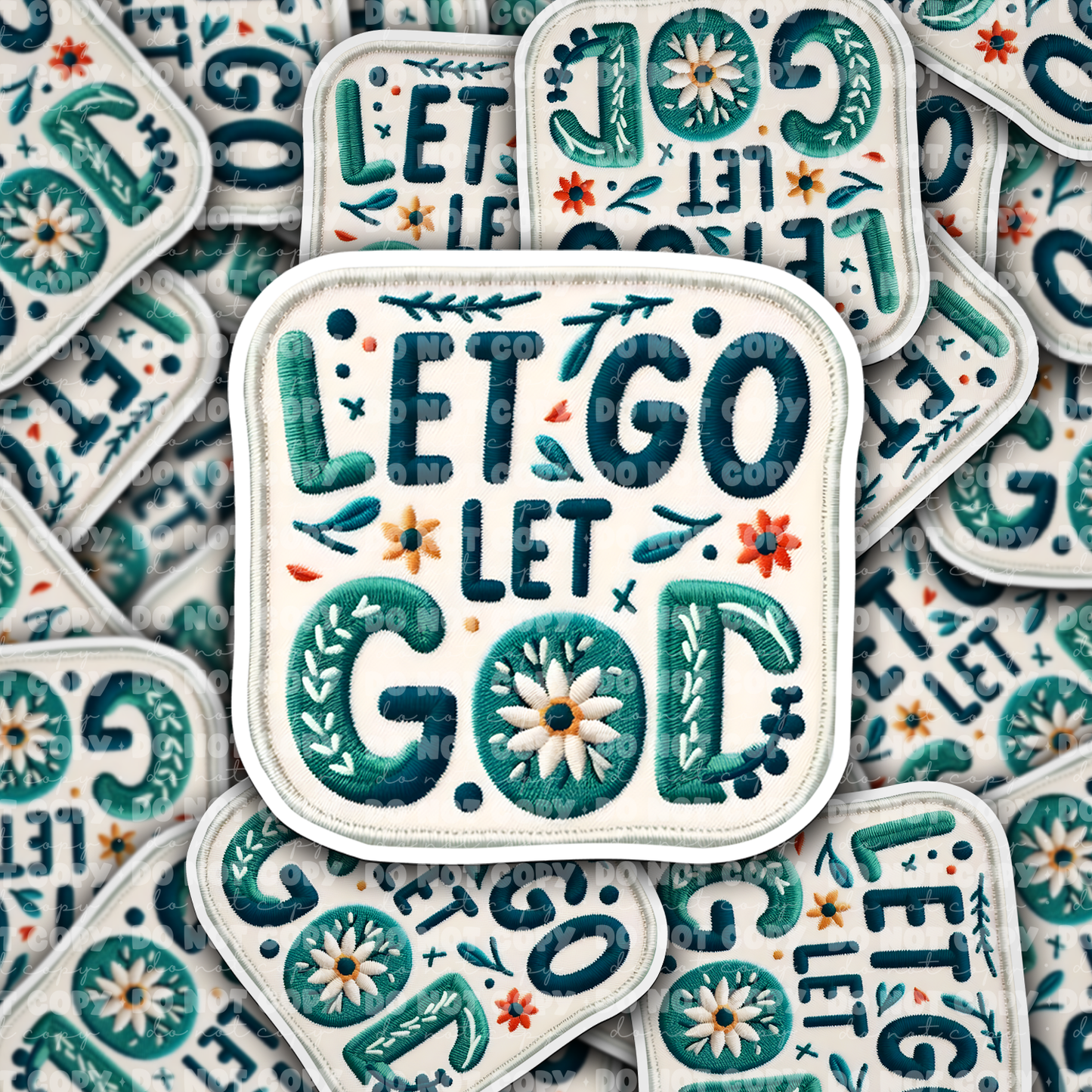 Let God Sticker