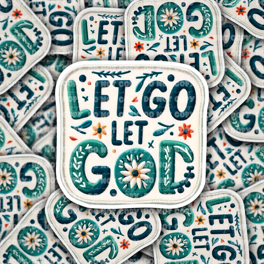 Let God Sticker
