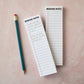 Reading Notes Bookmark